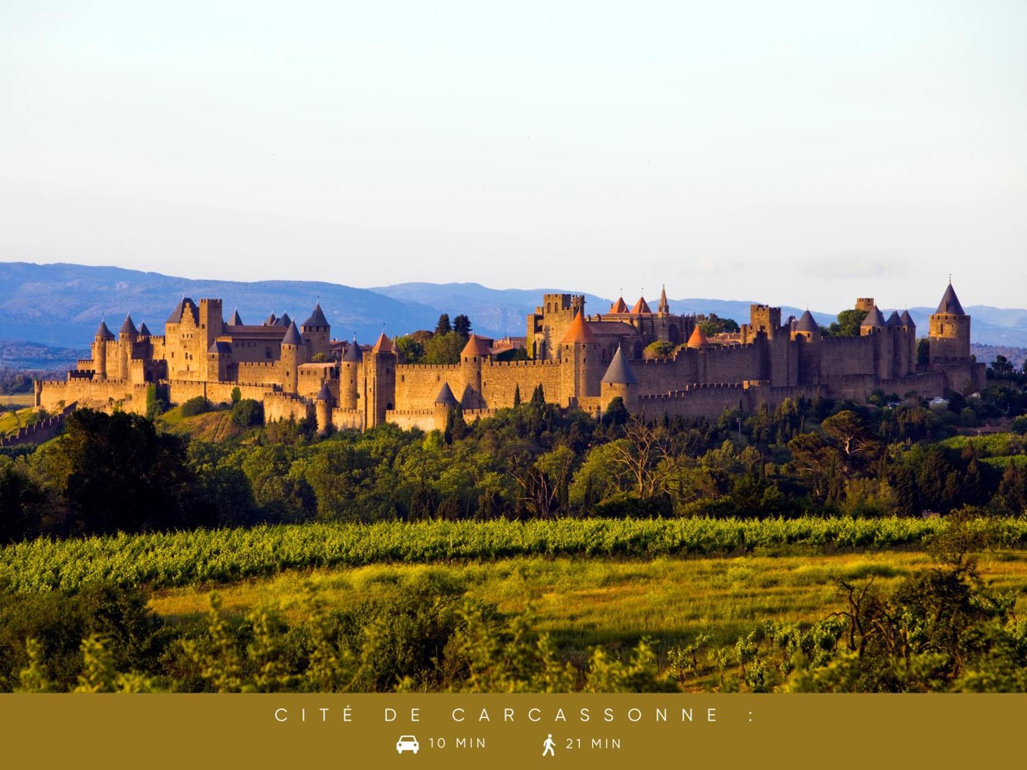 Le Sicilien ~ Climatisation ~ Centre-Ville Carcassonne Dış mekan fotoğraf